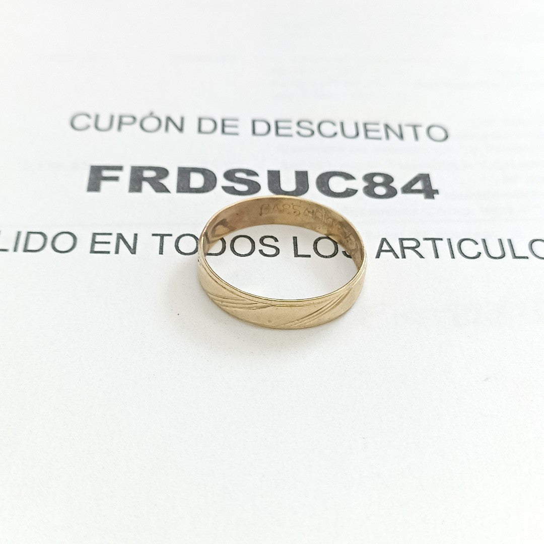 ARGOLLA ORO 10 K 1.8 GRMS (SEMINUEVO)