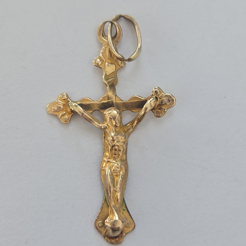 CRUCIFIJO ORO 10 K 1 GRMS (SEMINUEVO)