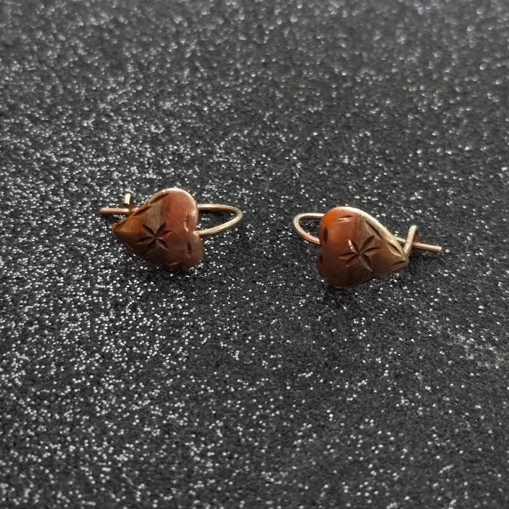 ARETES PAR ORO 8 K 0.8 GRMS (SEMINUEVO)