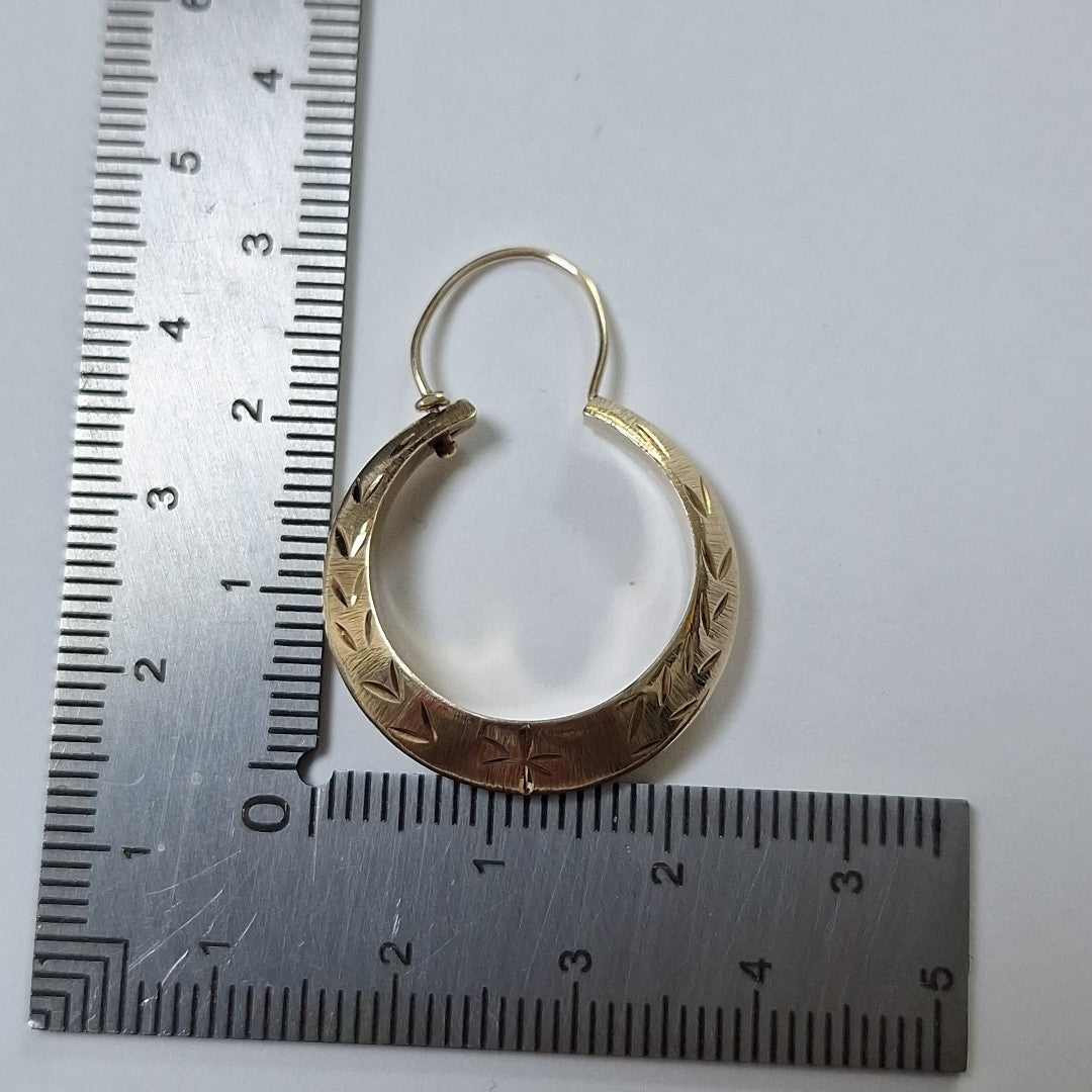 ARRACADAS PAR ORO 8 K 2,80 GRMS (SEMINUEVO)