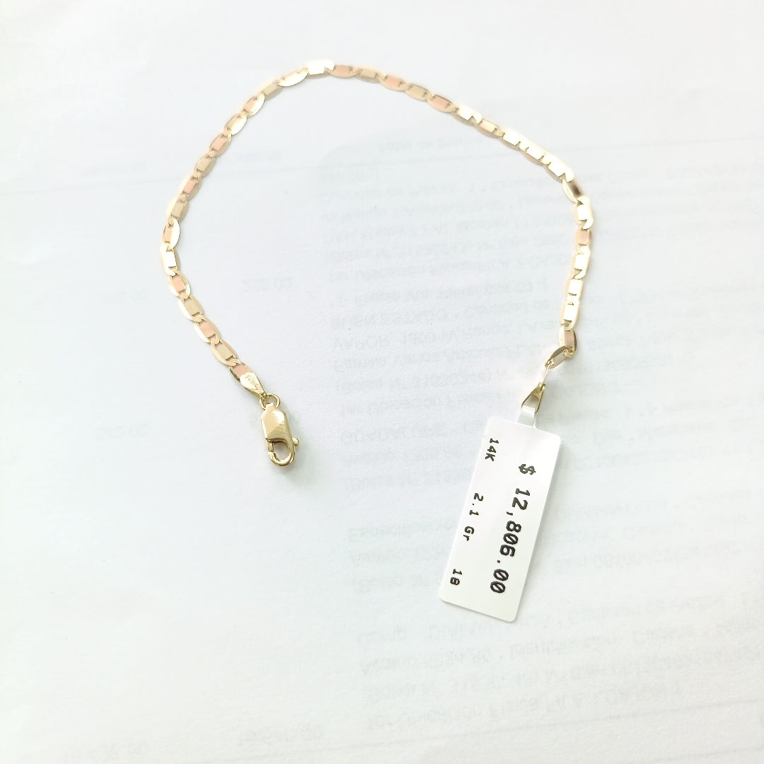 PULSERAS DAMA ORO 14K 2.1 (NUEVO)