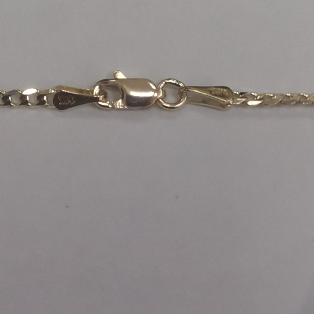 CADENA BARBADA 14K 60 CM 5.9 GR (NUEVO)