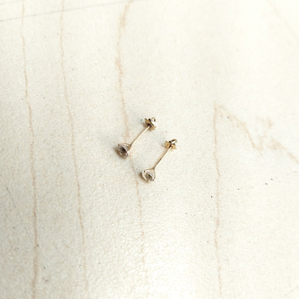 BROQUELES PAR ORO 14 K 0,20 GRMS (SEMINUEVO)