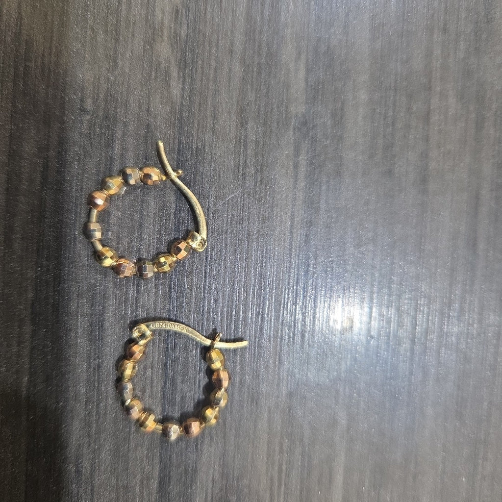 ARRACADAS PAR ORO 10 K 1.9 GRMS (SEMINUEVO)