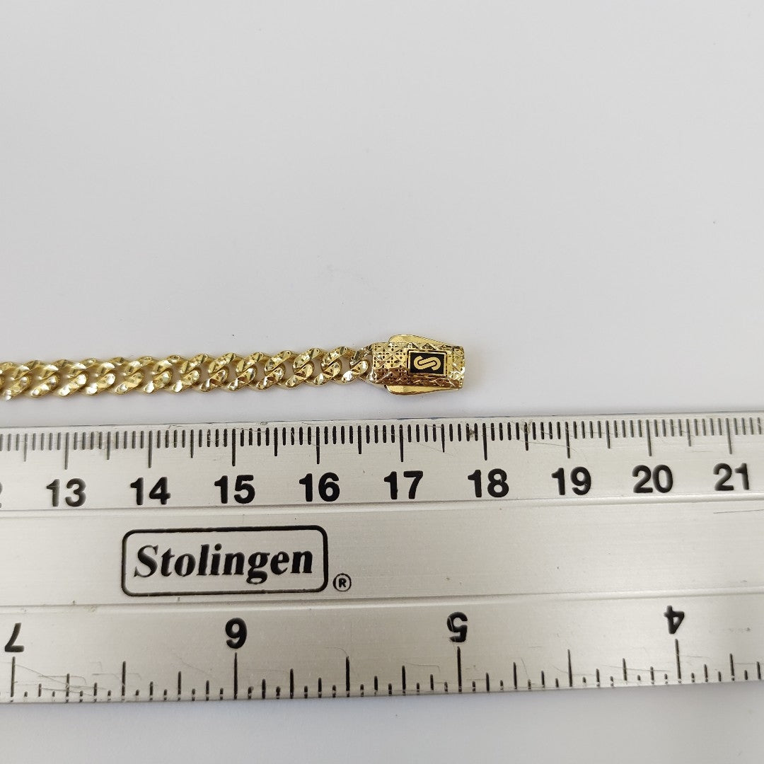 PULSERA MONACO ORO 14K 5.3 (NUEVO)
