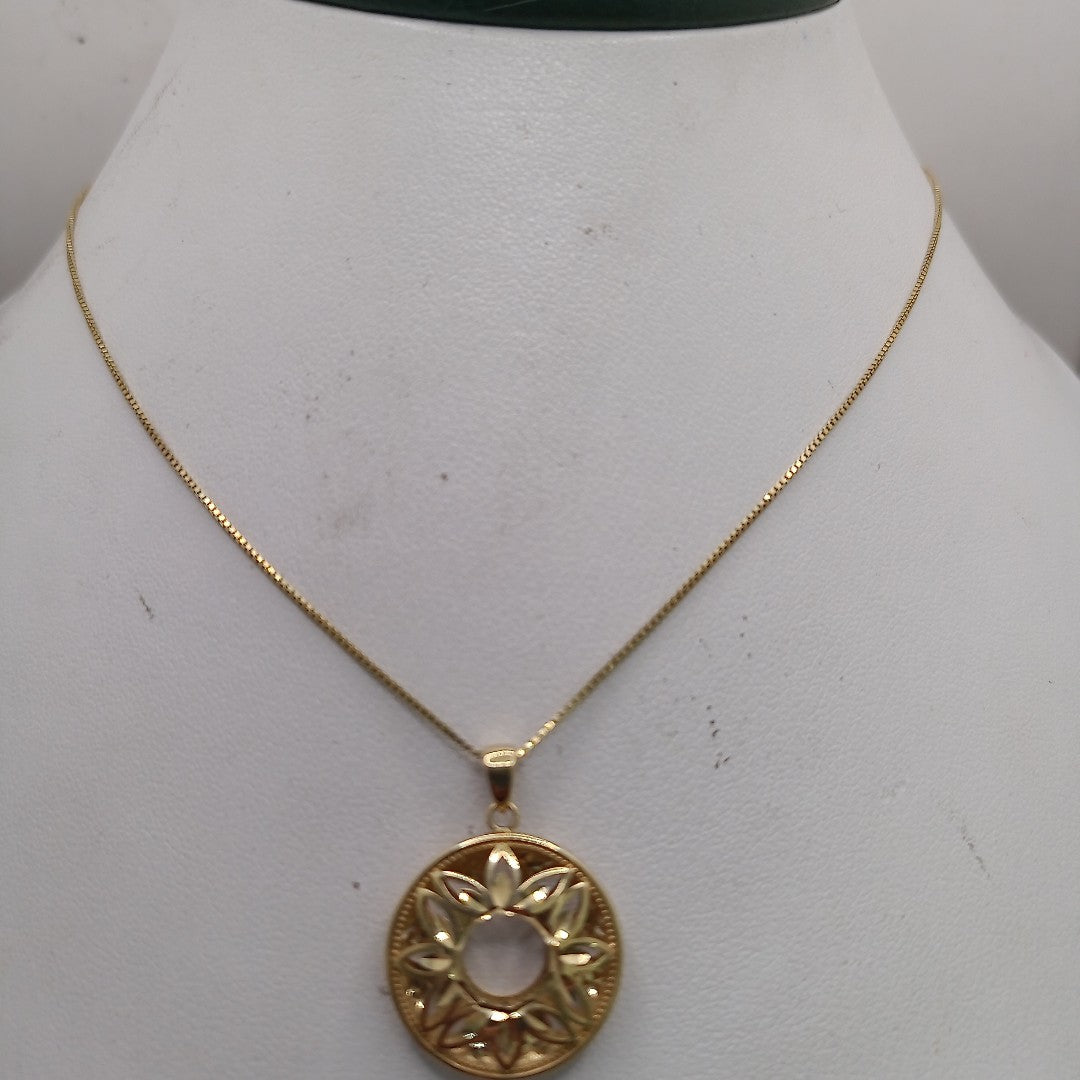 CADENA, DIJE ORO 14 K 5.2 GRMS (SEMINUEVO)