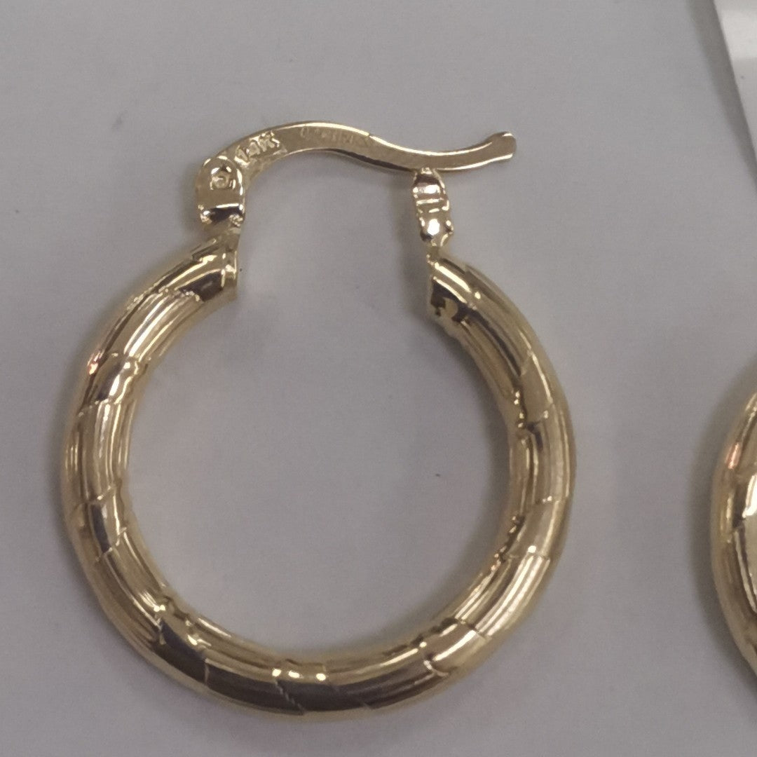 ARETES ARRACADAS 14K 2.6 GR (NUEVO)