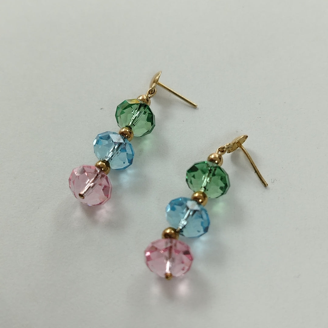 ARETES PAR ORO 14 K 4 GRMS (SEMINUEVO)