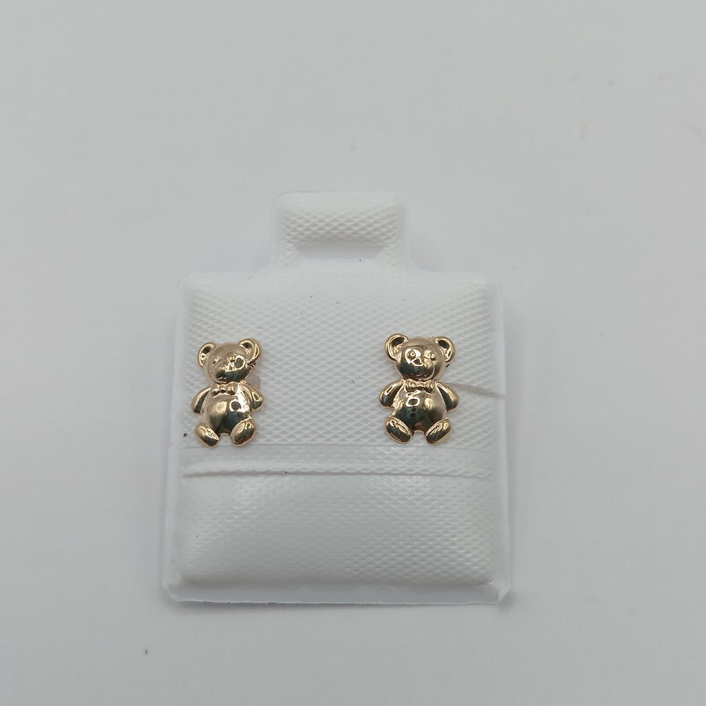 BROQUELES BROQUEL FIG OSO 14K 0.2592 GR (NUEVO)