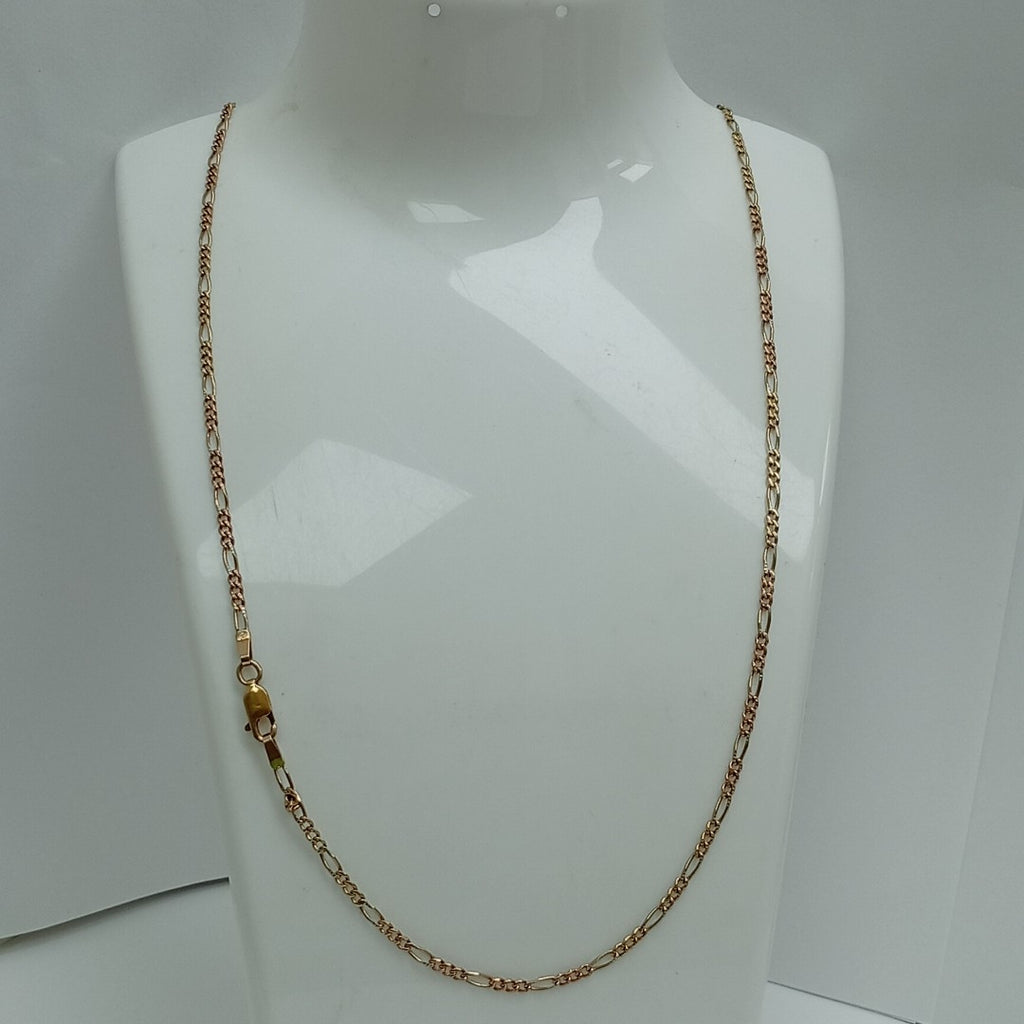 CADENA ORO, ORO COMBINADO 14 K 5.1 GRMS (SEMINUEVO)