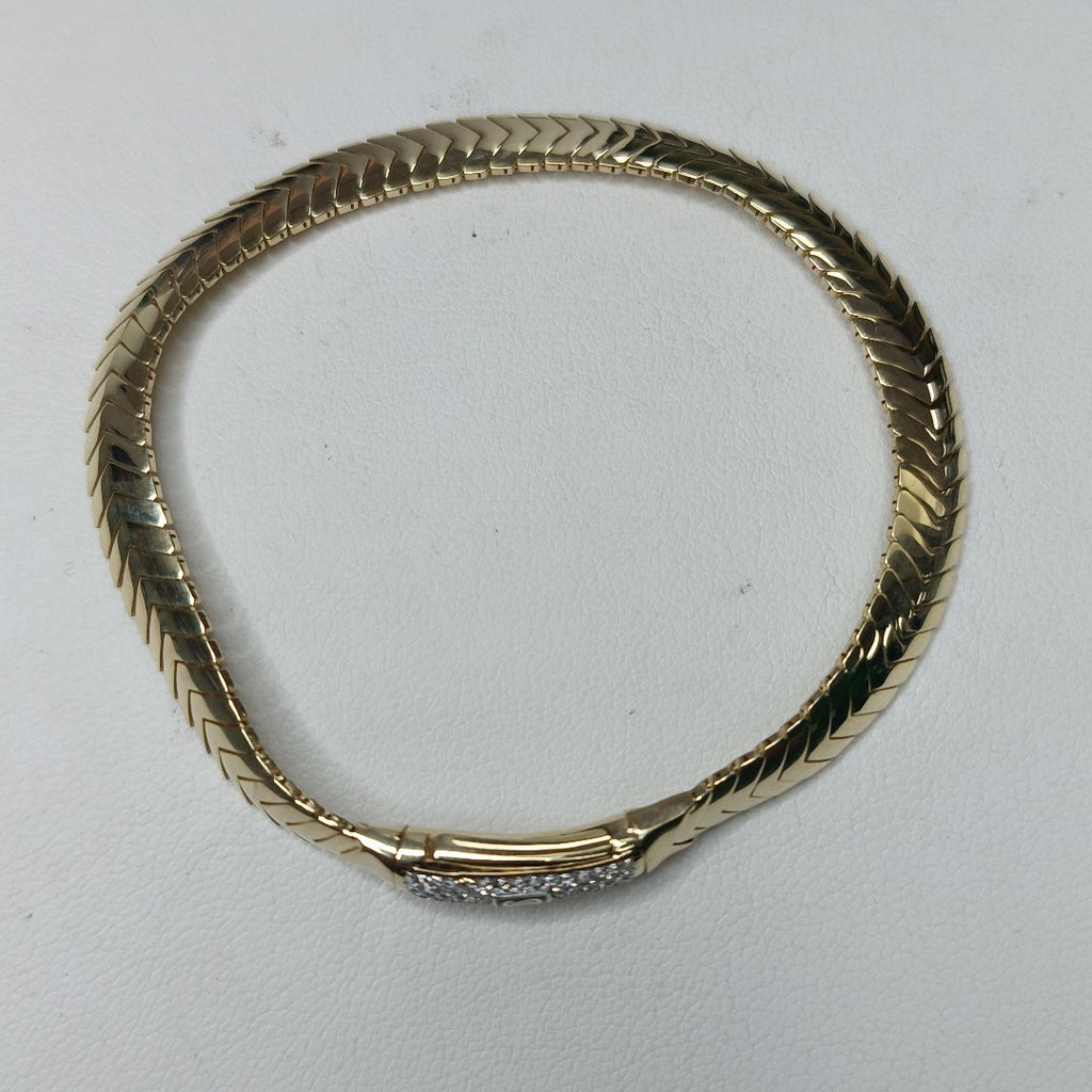 PULSERA MONACO ORO 10K 5.9 (NUEVO)