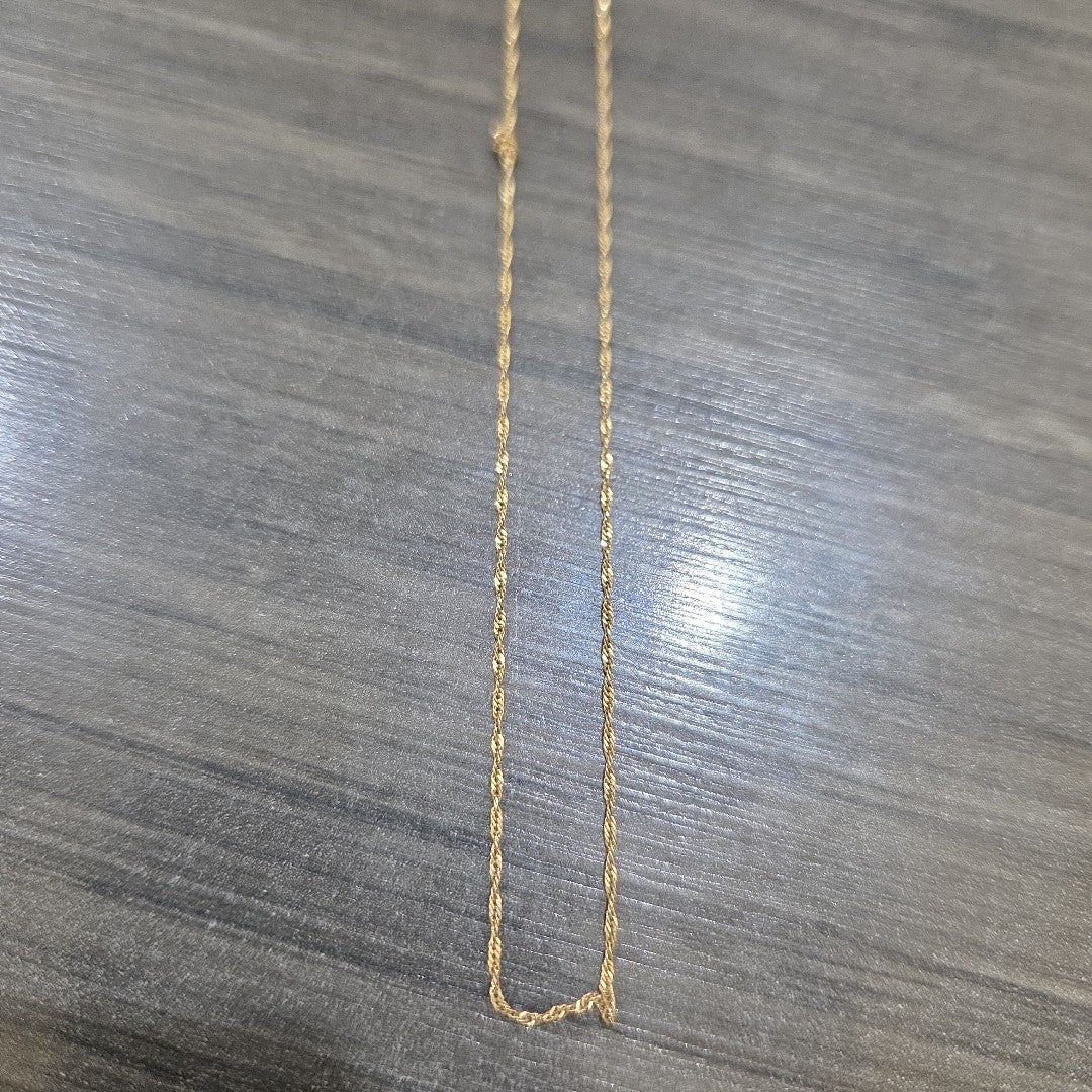 CADENA ORO 10 K 0.6 GRMS (SEMINUEVO)