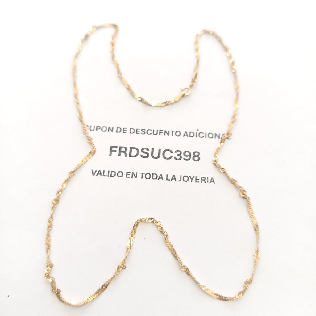 CADENA ORO 10 K 2.4 GRMS (SEMINUEVO)