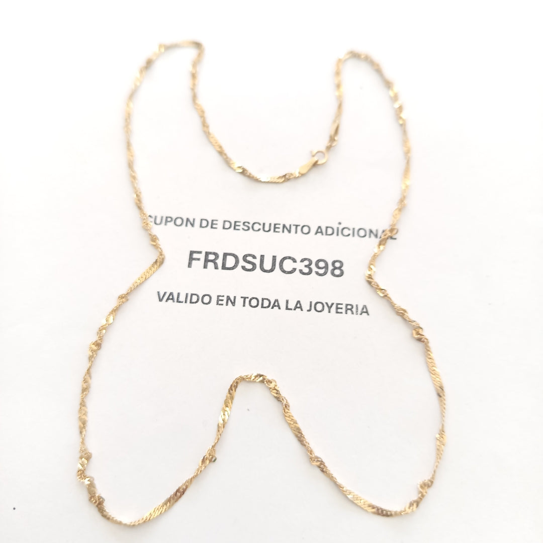 CADENA ORO 10 K 2.4 GRMS (SEMINUEVO)