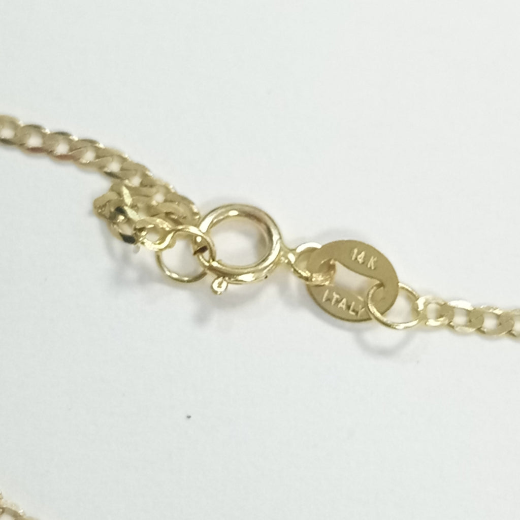 CADENAS BARBADA AMARILLA ORO 14K 2 (NUEVO)
