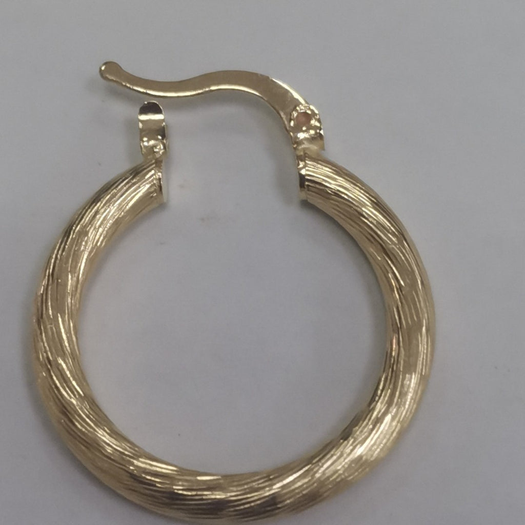 ARETES TEJIDO ARRACADAS ASTRIADAS 14K 3 GR (NUEVO)
