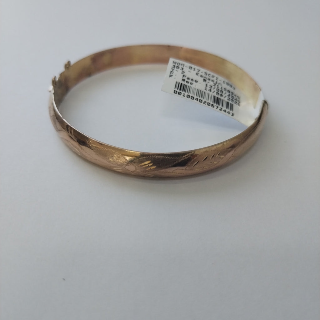 PULSERA RIGIDA ORO 10 K 8.1 GRMS (SEMINUEVO)