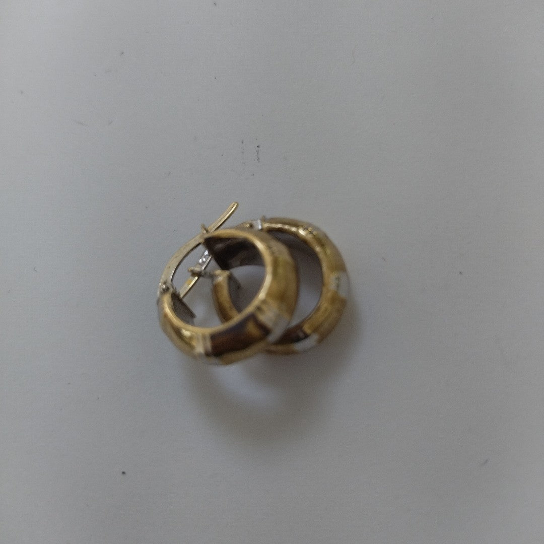 ARRACADAS PAR ORO 14 K 1.7 GRMS (SEMINUEVO)