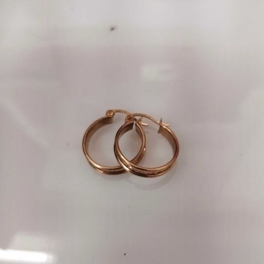 ARRACADAS PAR ORO 8 K 2 GRMS (SEMINUEVO)