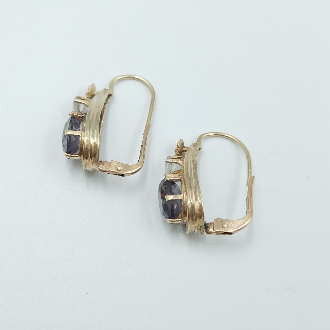 ARETES PAR ORO 10 K 3,00 GRMS (SEMINUEVO)