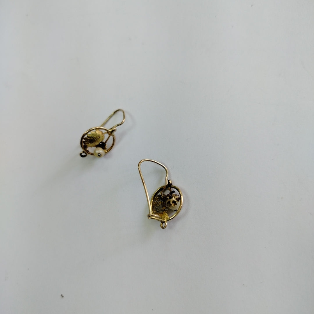 ARETES PAR ORO 8 K 2,00 GRMS (SEMINUEVO)