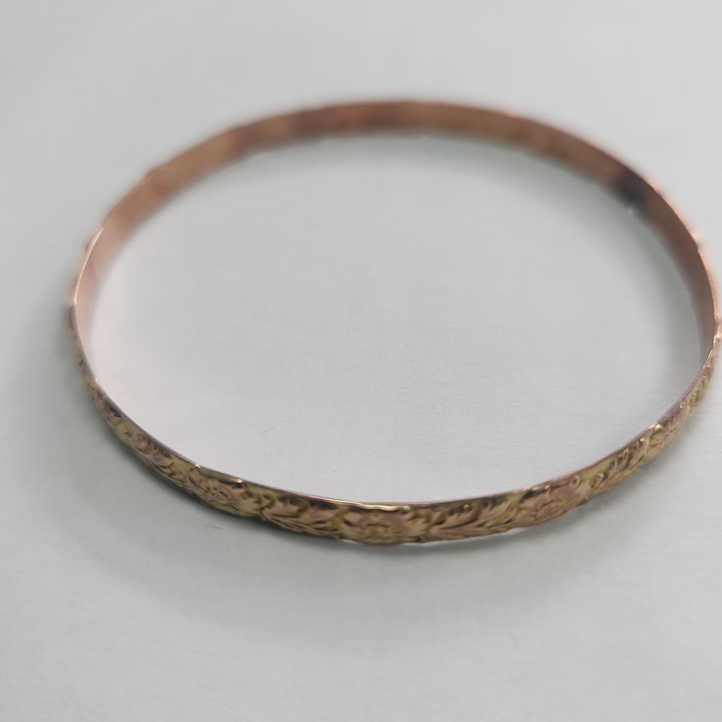 PULSERA RIGIDA ORO 10 K 8.7 GRMS (SEMINUEVO)