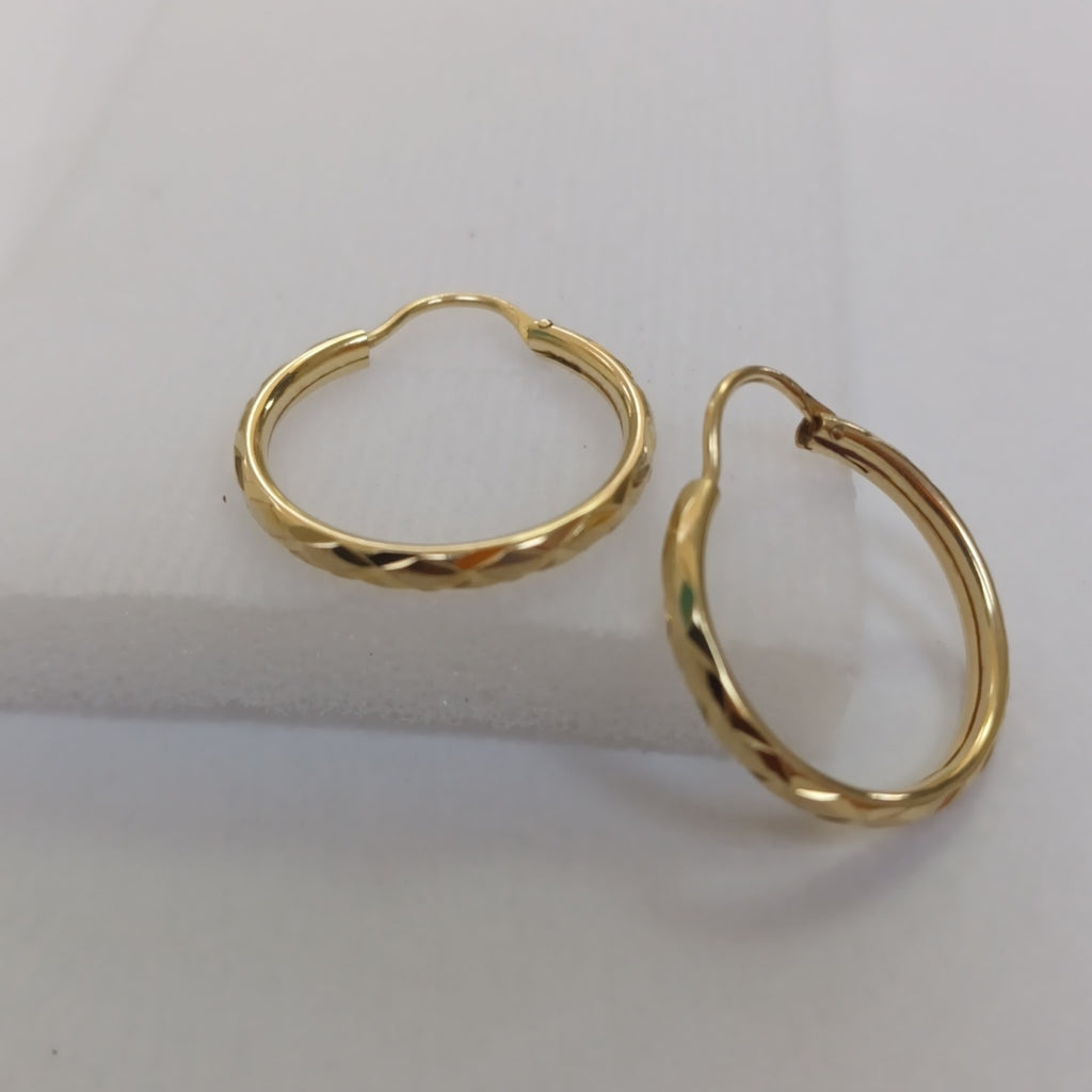 ARRACADAS PAR ORO 14 K 2 GRMS (SEMINUEVO)