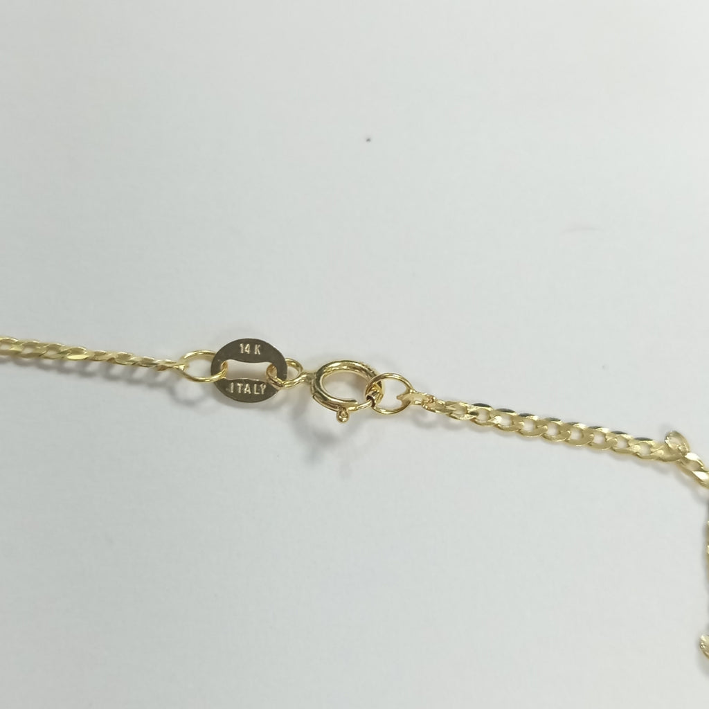 CADENAS BARBADA AMARILLA ORO 14K 2 (NUEVO)