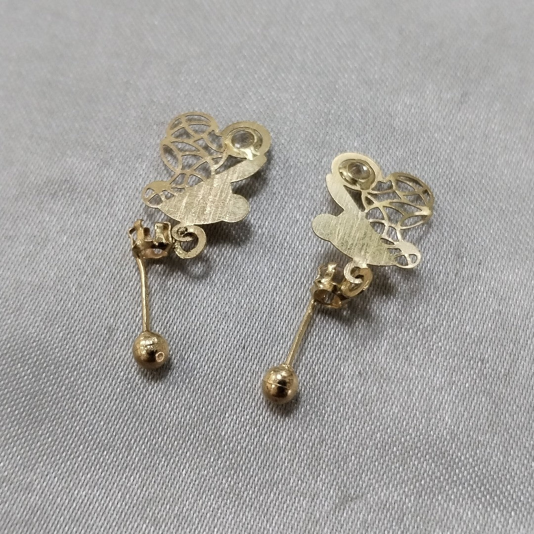ARETES PAR ORO 10 K 0.6 GRMS (SEMINUEVO)