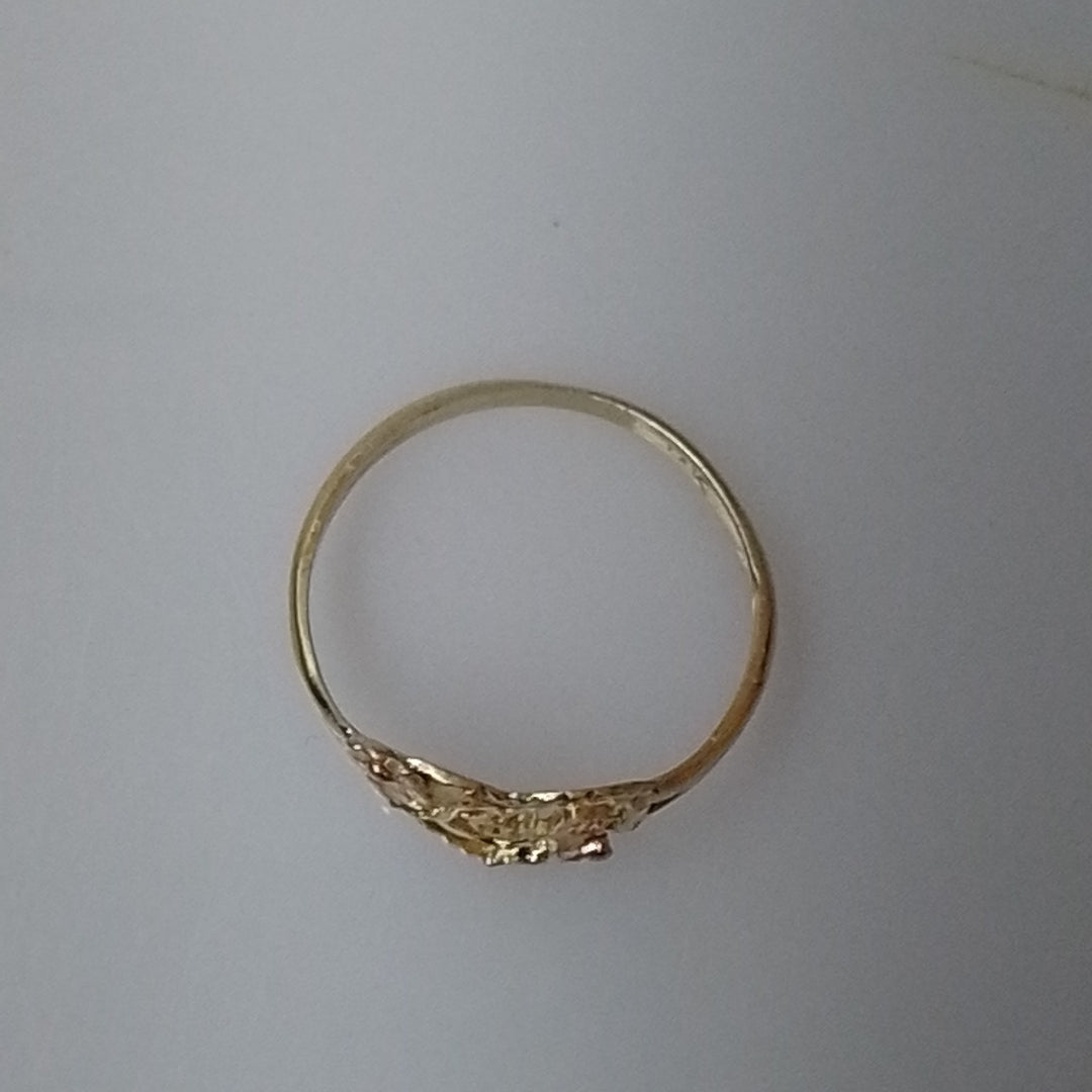 ANILLITO ORO, ORO COMBINADO 14 K 1.2 GRMS (SEMINUEVO)
