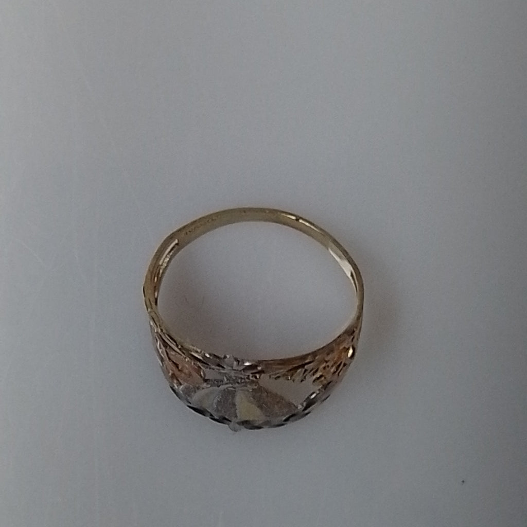 ANILLITO ORO, PLATINO 10 K 2.3 GRMS (SEMINUEVO)