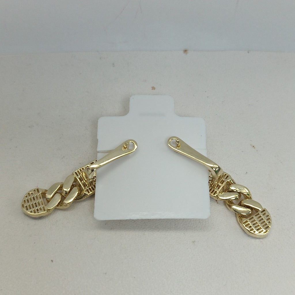 PAR ARETES MONACO ORO 10K 4.3 (NUEVO)
