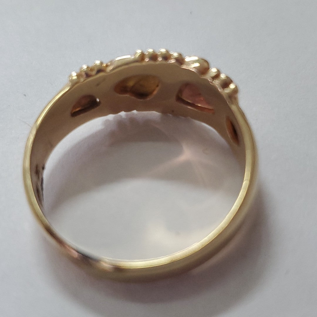 ANILLITO ORO COMBINADO 10 K 6.7 GRMS (SEMINUEVO)