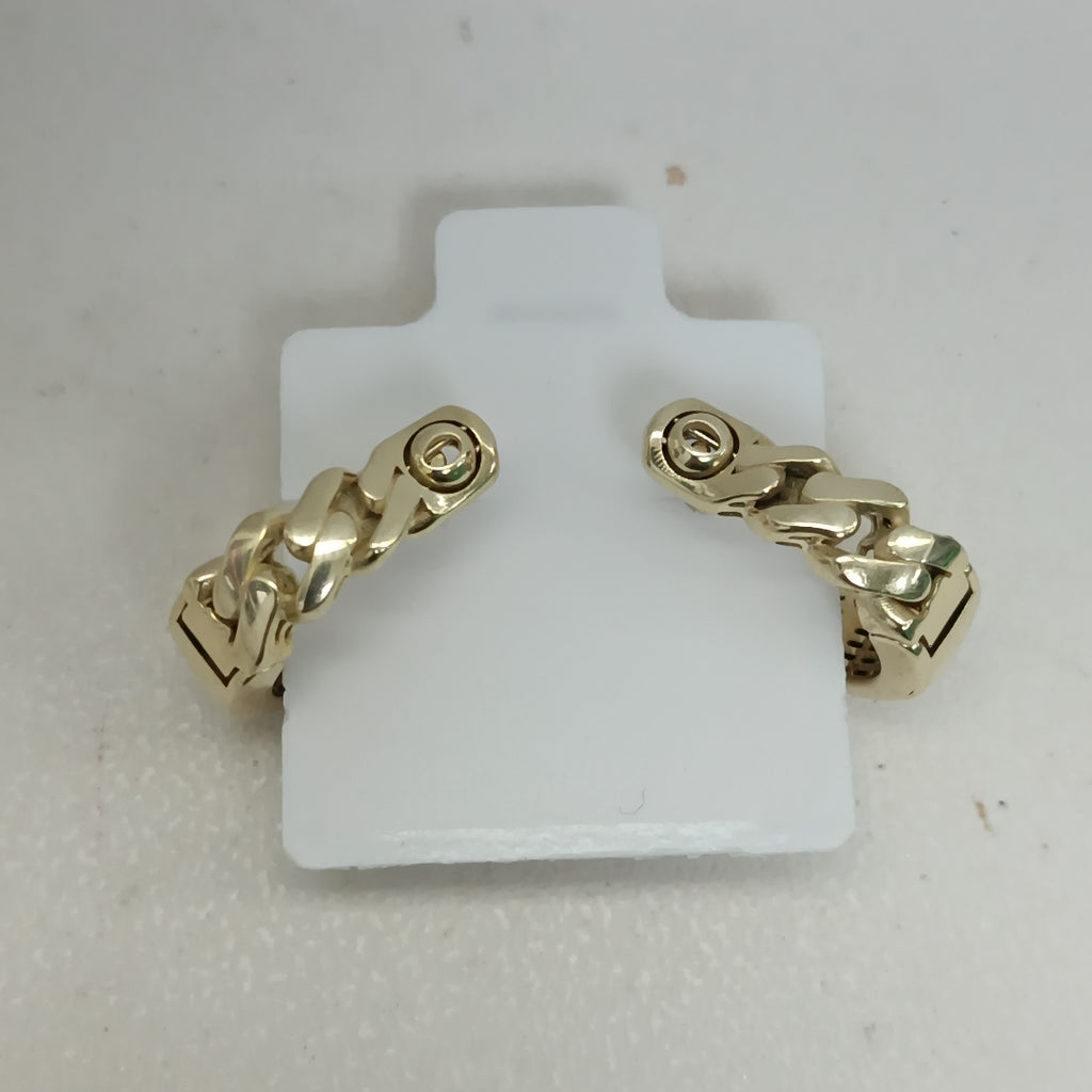 PAR ARETES MONACO ORO 10K 3.4 (NUEVO)