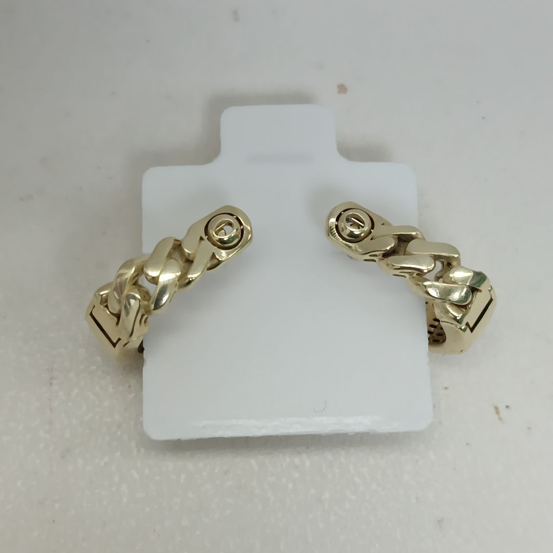 PAR ARETES MONACO ORO 10K 3.4 (NUEVO)