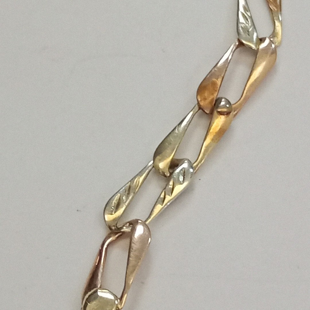 ESCLAVA ORO COMBINADO 14 K 3,40 GRMS (SEMINUEVO)