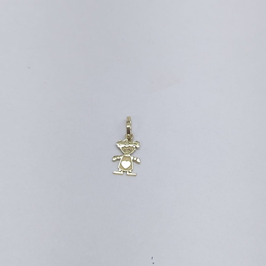 DIJE NIÑA 10K 0.3 GR (NUEVO)