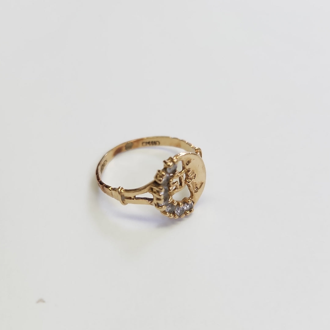 ANILLO ORO 8 K 1.6 GRMS (SEMINUEVO)