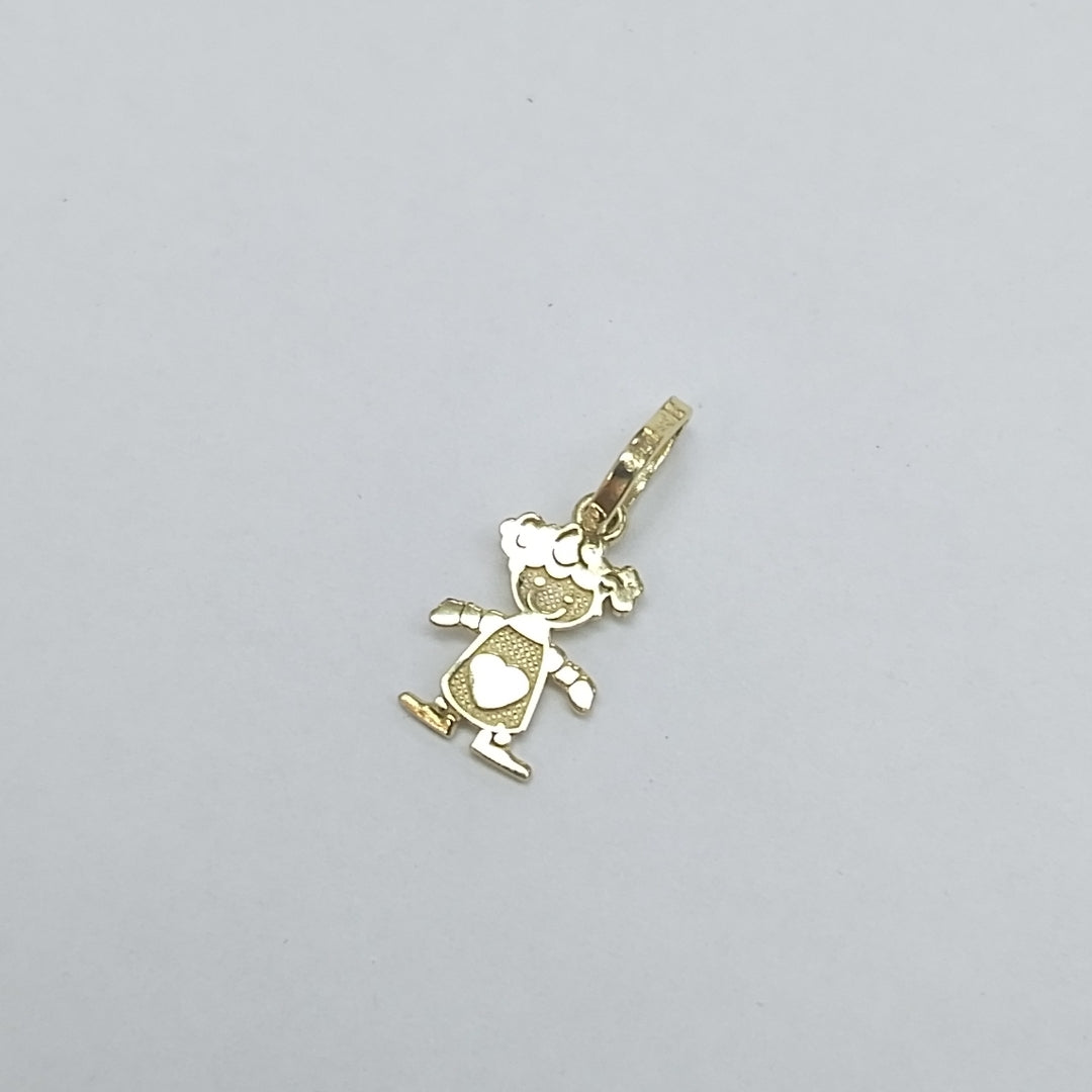 DIJE NIÑA 10K 0.3 GR (NUEVO)