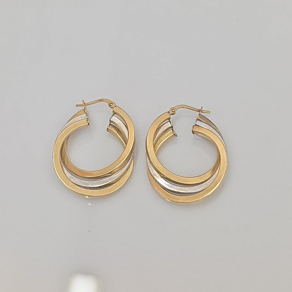 ARRACADAS PAR ORO 10 K 4.3 GRMS (SEMINUEVO)