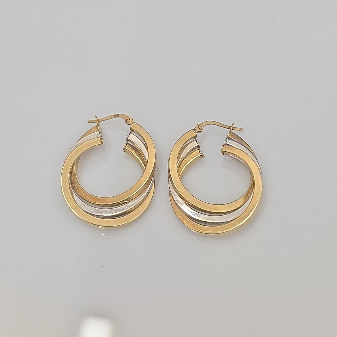 ARRACADAS PAR ORO 10 K 4.3 GRMS (SEMINUEVO)