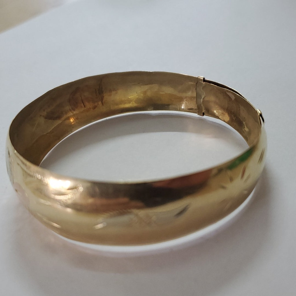 PULSERA RIGIDA ORO 14 K 15 GRMS (SEMINUEVO)