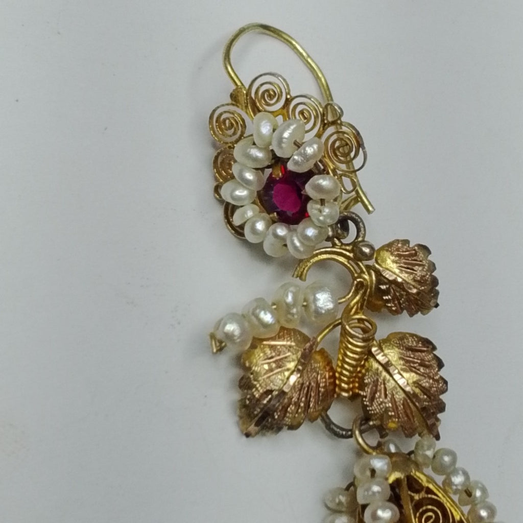 ARETES PAR ORO 8 K 9,70 GRMS (SEMINUEVO)