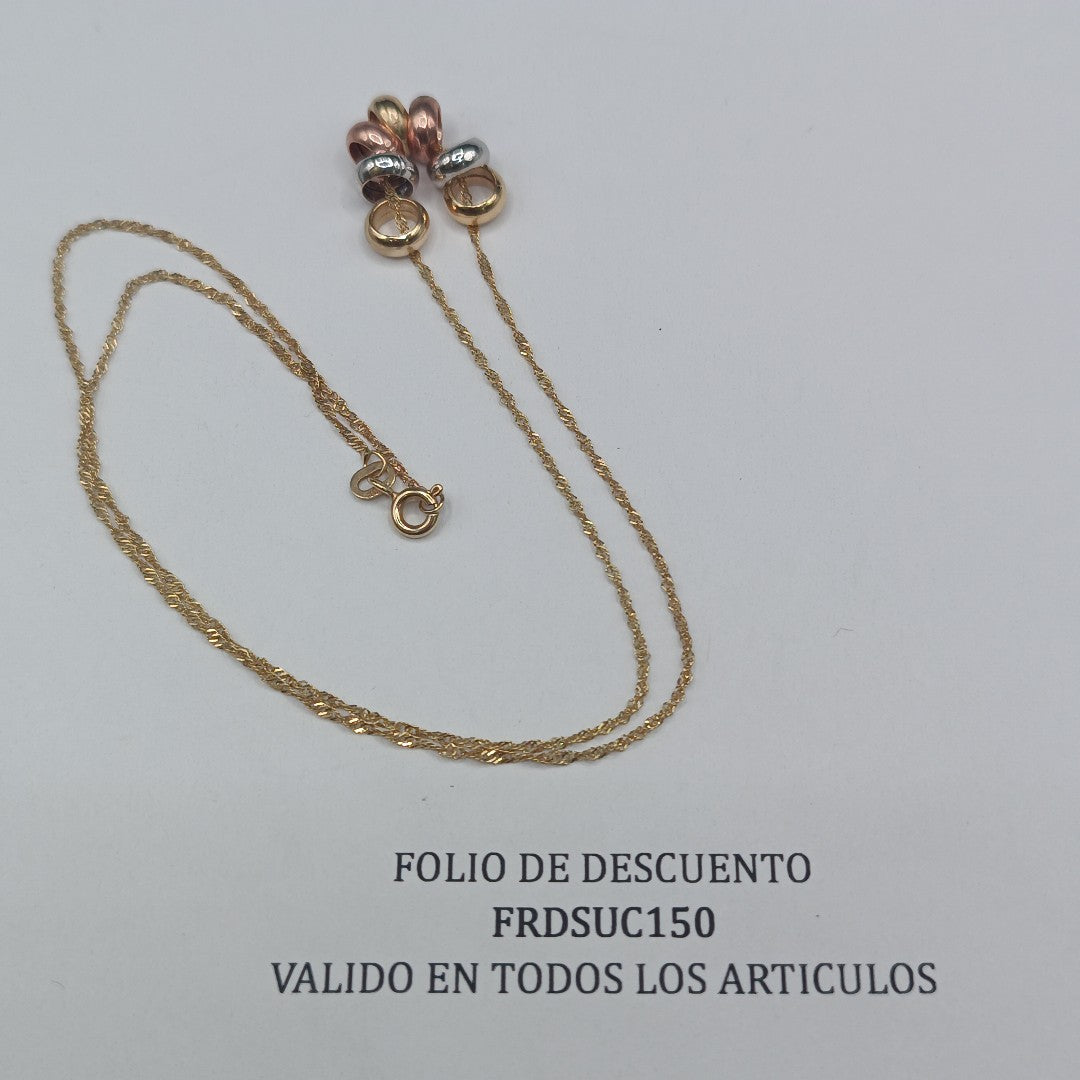 GARGANTILLA ORO 14 K 2.8 GRMS (SEMINUEVO)