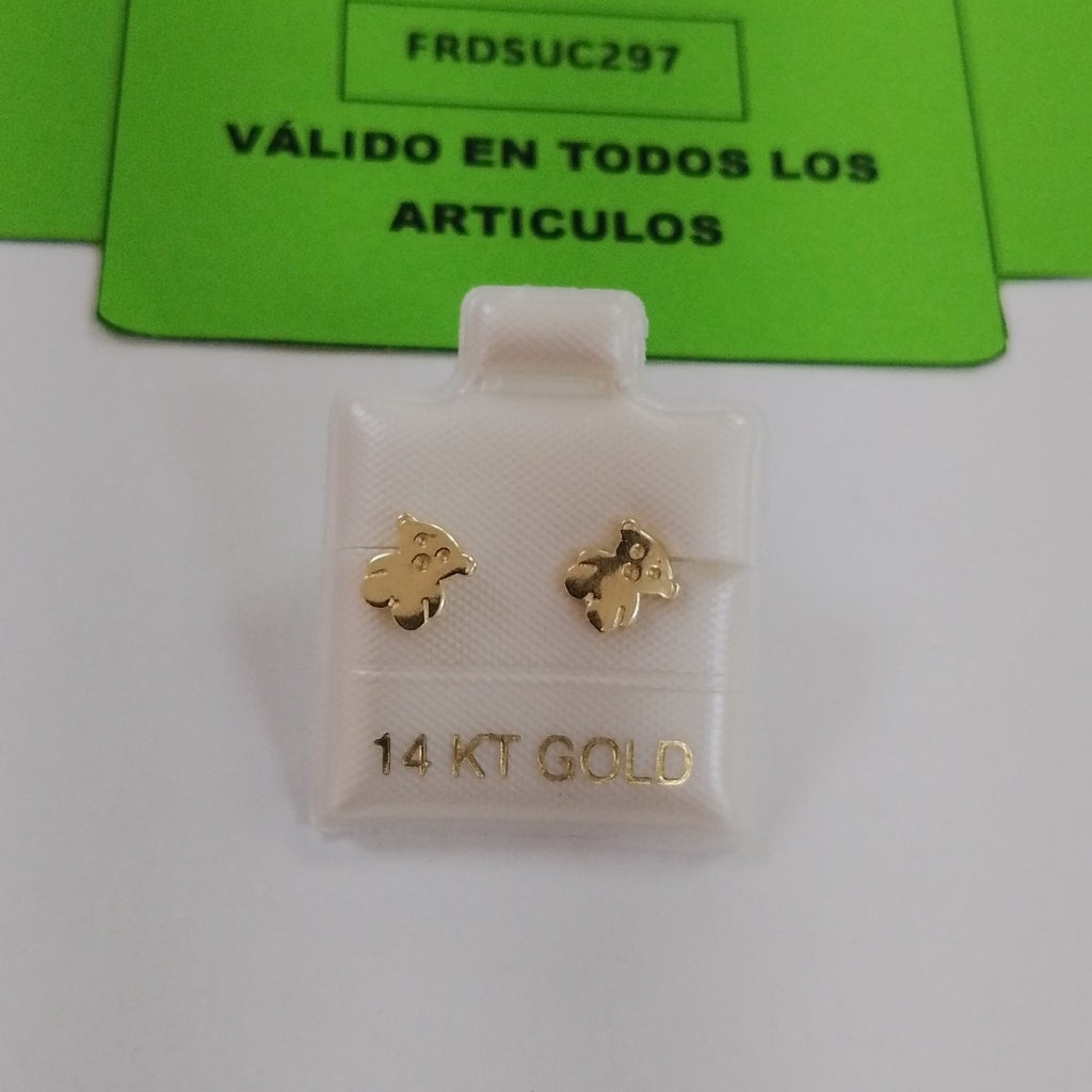 BROQUELES ORO 14K 0.8 (NUEVO)