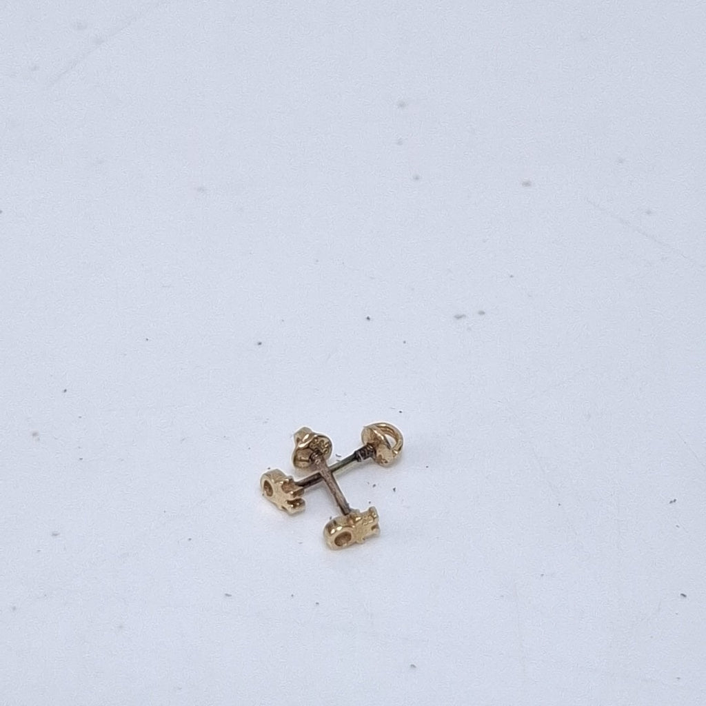 BROQUELES PAR ORO 14 K 0,40 GRMS (SEMINUEVO)