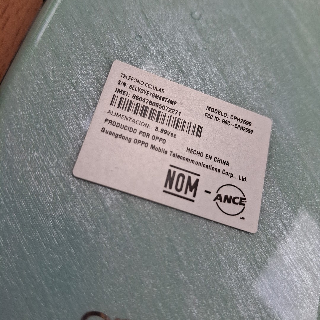 CELULAR OPPO RENO11 5G CPH2599 (2024) 256 GB 8 GB RAM (SEMINUEVO)