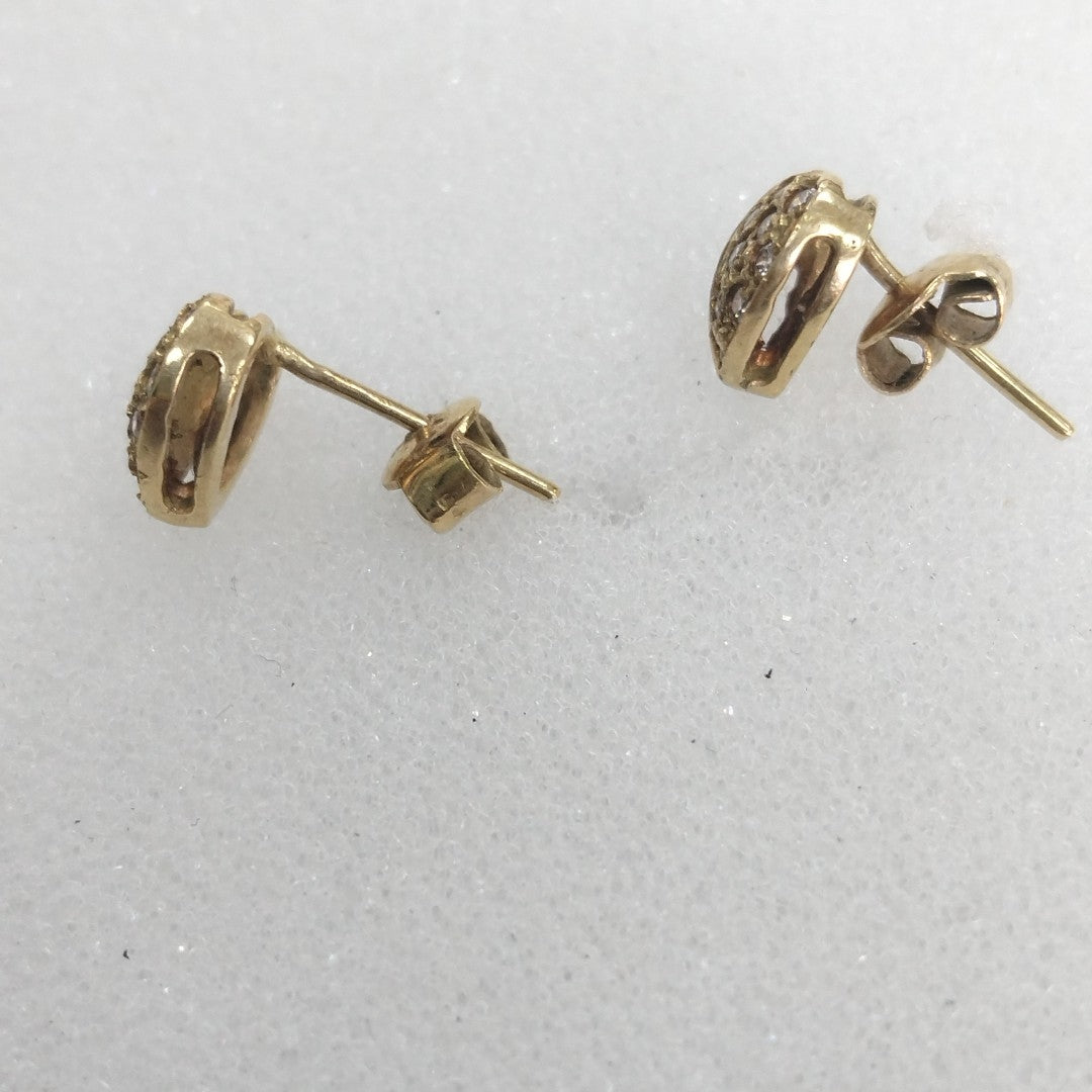 BROQUELES PAR ORO 14 K 2,20 GRMS (SEMINUEVO)
