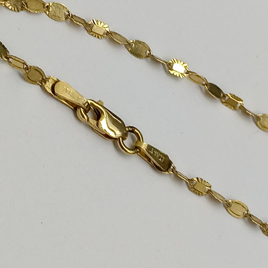CADENA ORO 14 K 2.1 GRMS (SEMINUEVO)