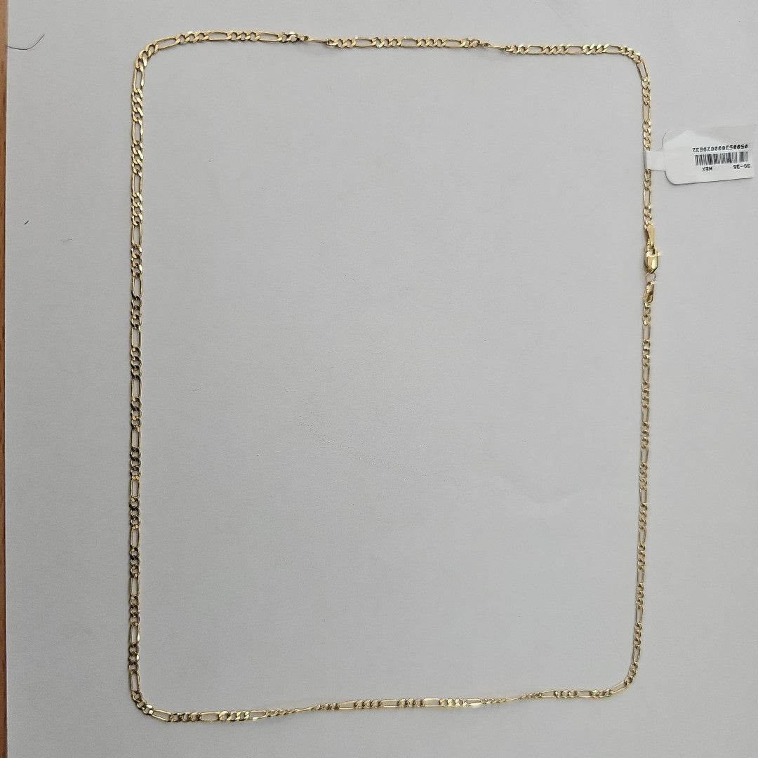 CADENA TEJIDO 3X1 14K 60 CM 5.7 GR (NUEVO)